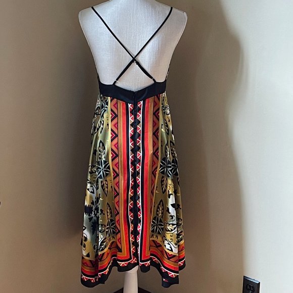 *HOST PICK* Rubber Ducky Brand - Boho Chic Silk Dress - Medium - Picture 3 of 4